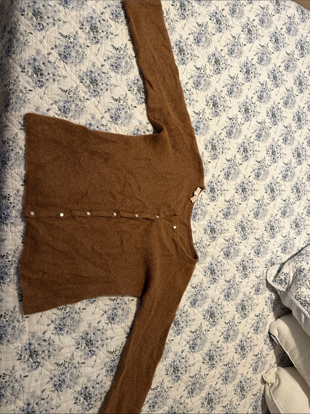 Sezane Gaspard Jumper Camel